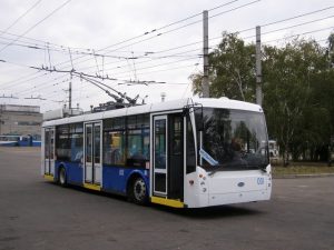 АО "Черномортрансфенть" закупило у ЗАО "Тролза" троллейбус марки Тролза-5265 "Мегаполис"