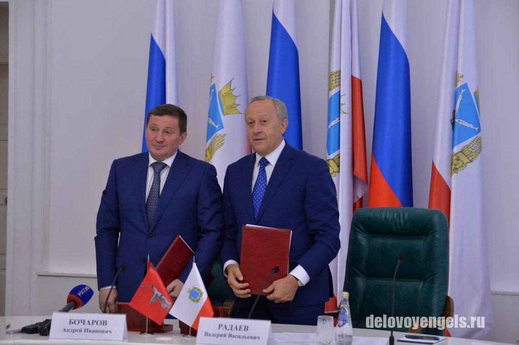 Правительство Саратовской области и Администрация Волгоградской области заключили соглашение о торгово-экономическом сотрудничестве