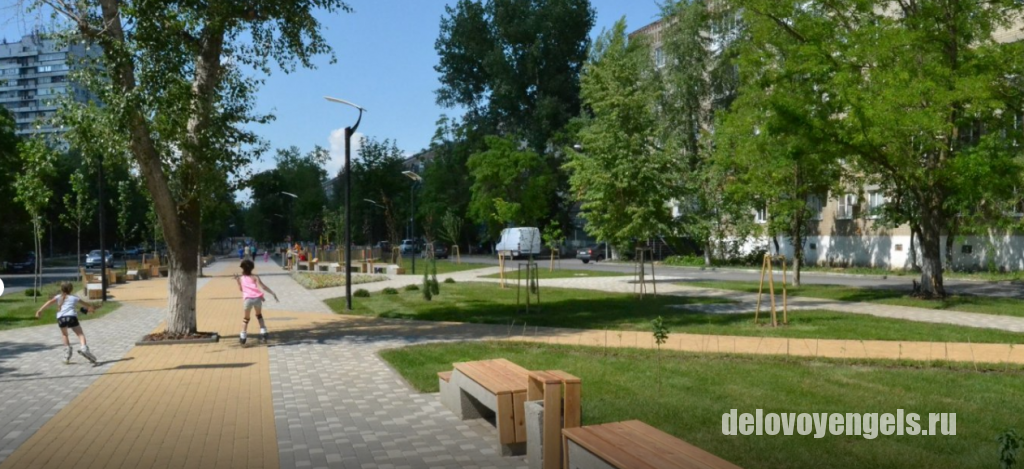 Энгельс превратит улицу Полтавскую в бульвар досрочно