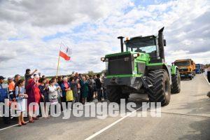 В Перелюбском районе открыт новый мост через р. Каменка