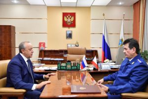 Губернатор Валерий Радаев провёл встречу с заместителем Генерального прокурора РФ Сергеем Зайцевым
