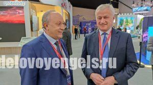 На Петербургском форуме Валерий Радаев обсудил развитие коммунальной и транспортной инфраструктуры Саратова