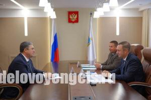 Рабочая встреча Романа Бусаргина с заместителем Министра сельского хозяйства РФ Максимом Увайдовым